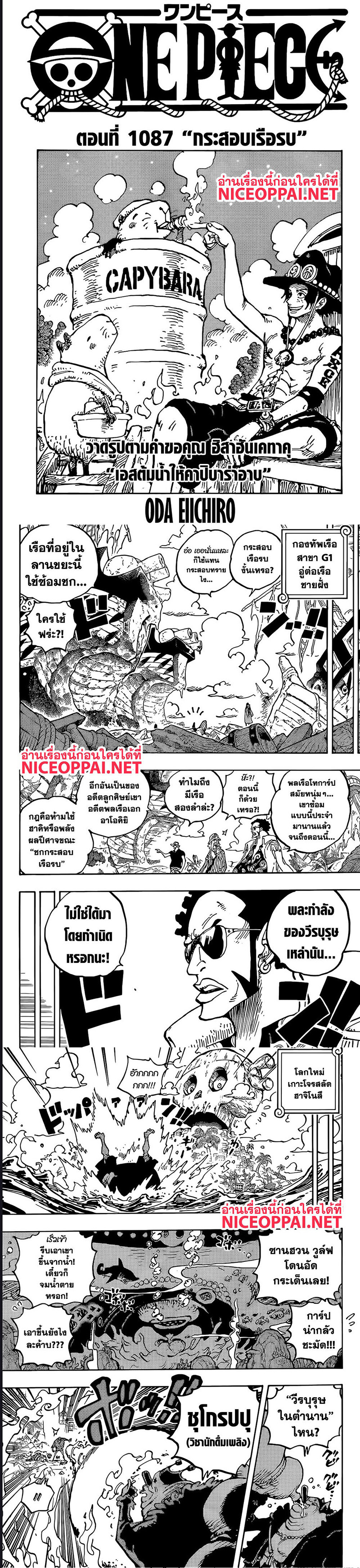 One Piece ตอนที่ 1087 หน้า 1